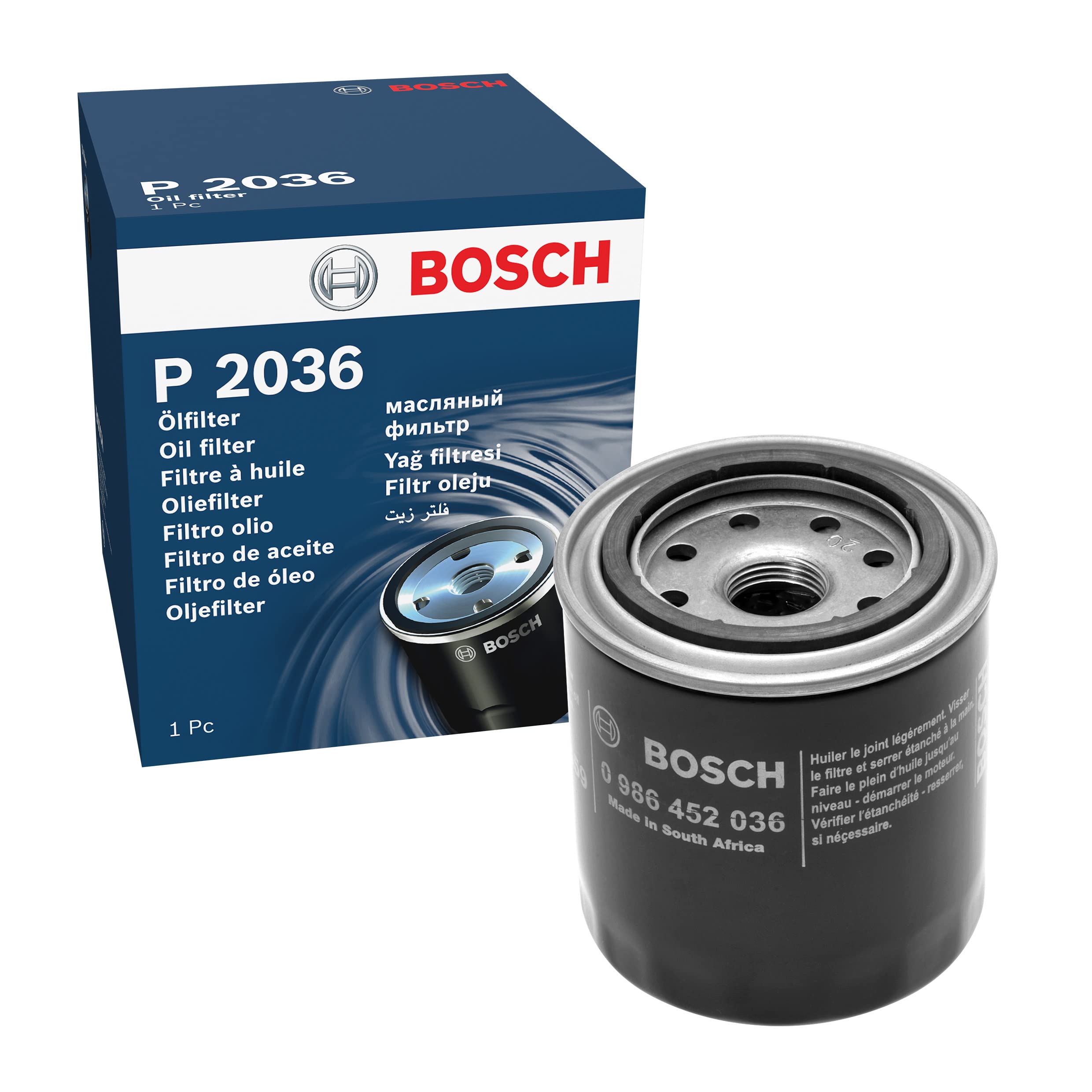 BOSCH Фильтр масляный 0986452036